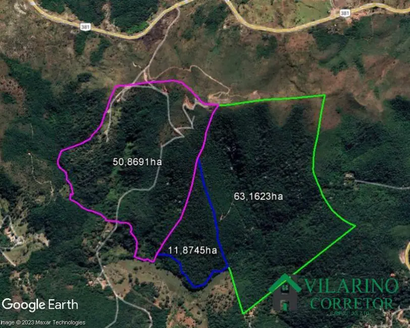 Foto 1 de Terreno / Lote à venda, 126m2 em Conjunto Morada da Serra, Sabara - MG