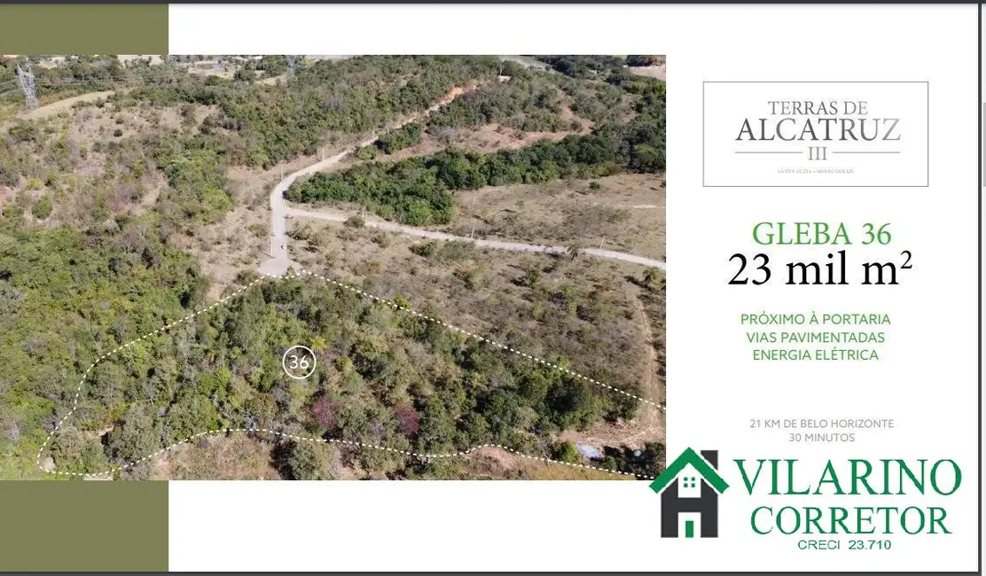 Foto 1 de Terreno / Lote à venda, 23429m2 em Santa Luzia - MG