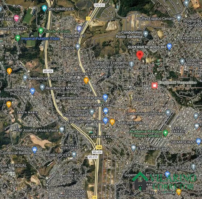 Terreno / Lote à venda, 450m2 em Vespasiano - MG - imagem 4 Foto 4 de Terreno / Lote à venda, 450m2 em Vespasiano - MG