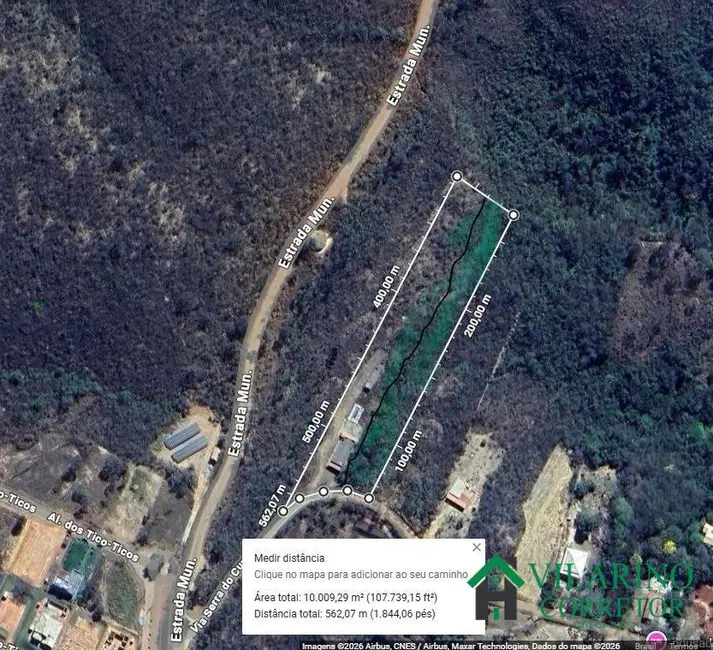 Foto 3 de Sítio / Rancho à venda, 6000m2 em Taquaracu De Minas - MG