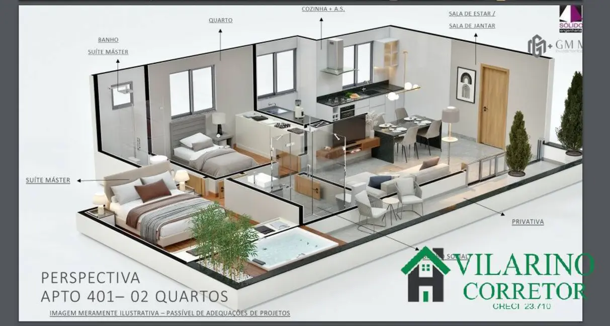 Apartamento com 2 quartos à venda, 79m2 em Santo Antônio, Belo Horizonte - MG - imagem 6 Foto 6 de Apartamento com 2 quartos à venda, 79m2 em Santo Antônio, Belo Horizonte - MG