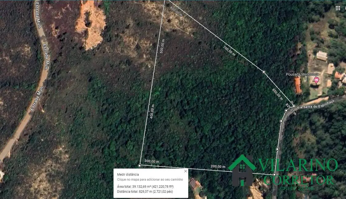 Foto 1 de Sítio / Rancho à venda, 46750m2 em Taquaracu De Minas - MG