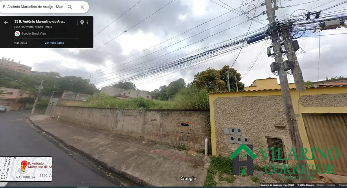 Foto 6 de Terreno / Lote à venda, 1850m2 em Mantiqueira, Belo Horizonte - MG