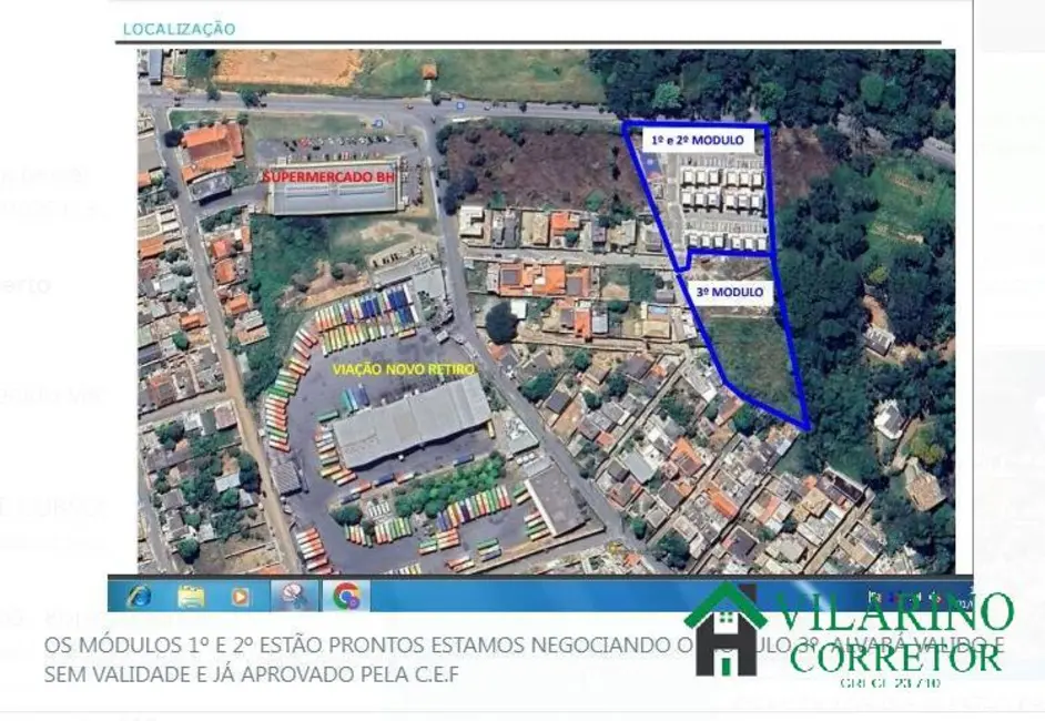 Foto 2 de Terreno / Lote à venda, 4000m2 em Esmeraldas - MG