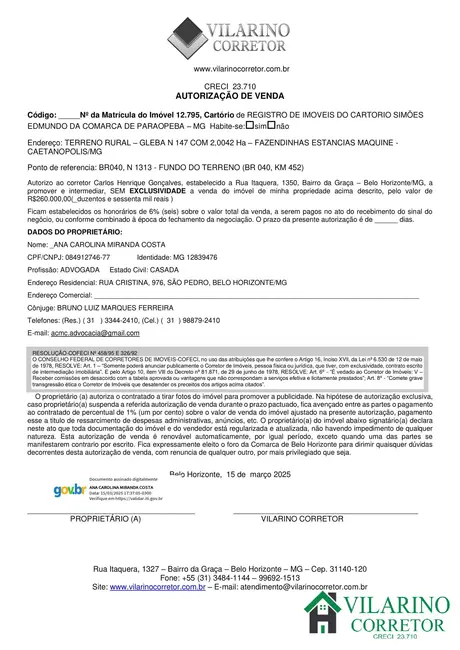 Sítio / Rancho à venda, 22000m2 em Caetanopolis - MG - imagem 8 Foto 8 de Sítio / Rancho à venda, 22000m2 em Caetanopolis - MG
