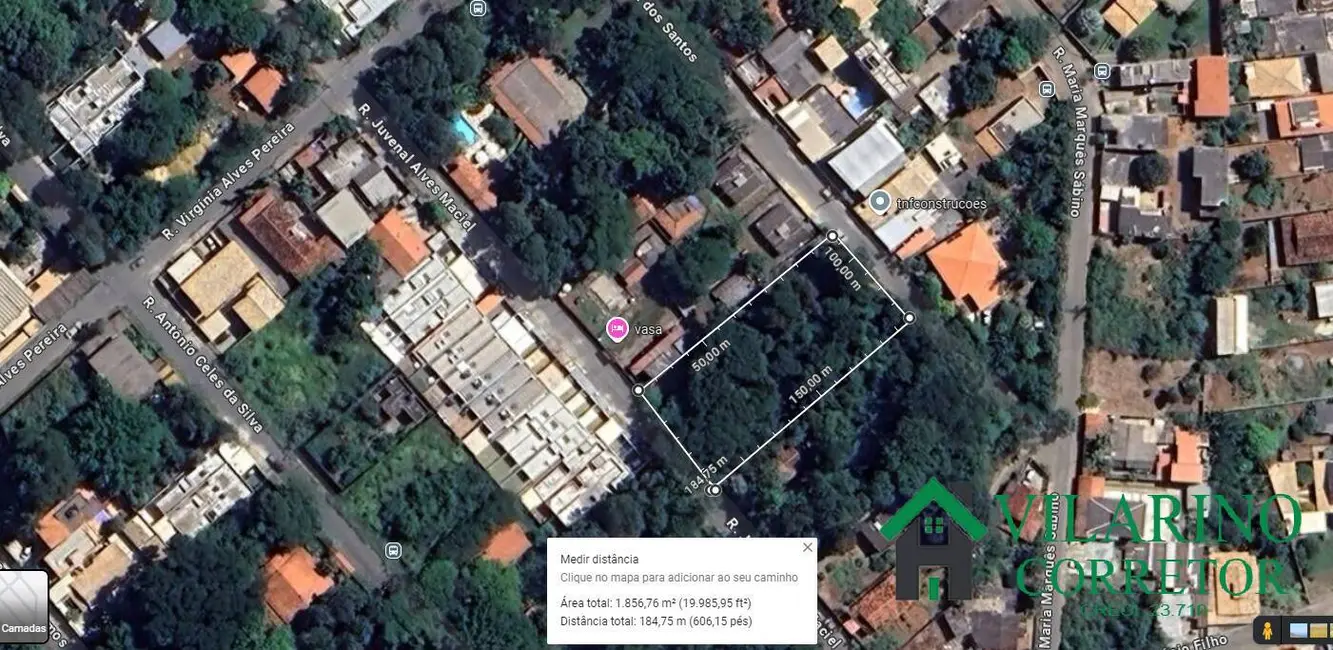 Foto 1 de Terreno / Lote à venda, 1800m2 em Sao Jose Da Lapa - MG