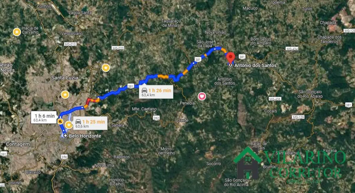 Foto 8 de Fazenda / Haras com 3 quartos à venda, 570000m2 em Caete - MG