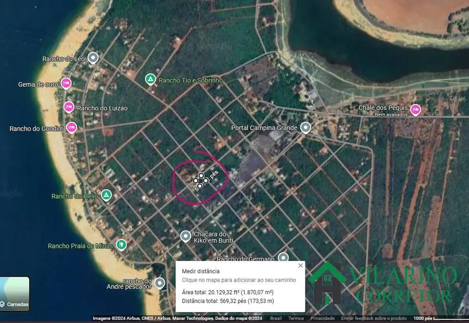 Foto 9 de Fazenda / Haras à venda, 10m2 em Felixlandia - MG