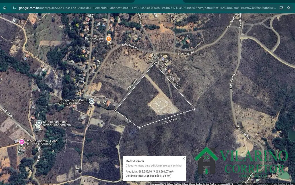 Foto 3 de Fazenda / Haras à venda, 1100m2 em Jaboticatubas - MG