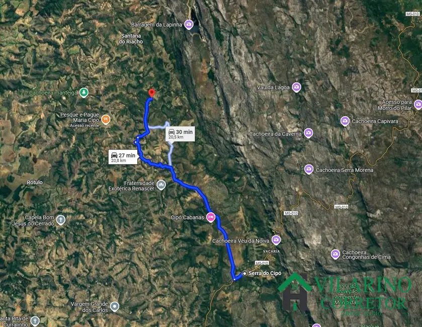 Foto 3 de Chácara à venda, 6000m2 em Santana Do Riacho - MG