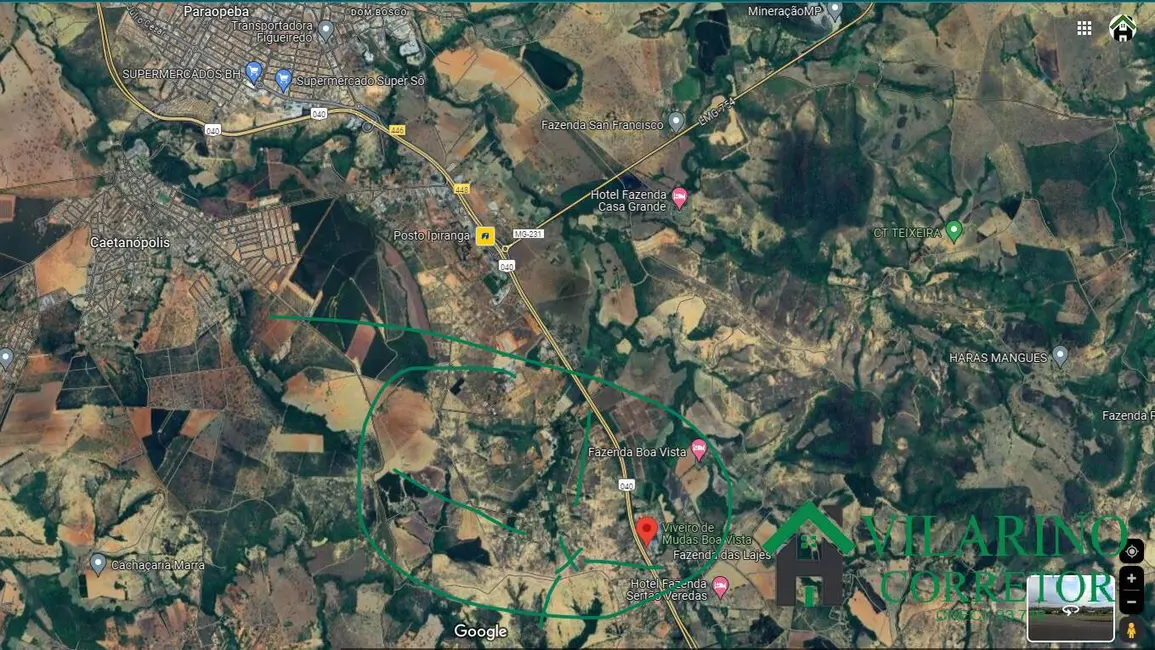 Foto 4 de Chácara à venda, 22000m2 em Caetanopolis - MG