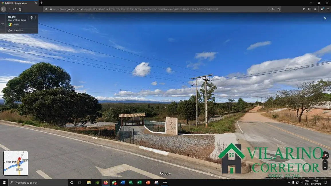 Foto 4 de Chácara à venda, 11m2 em Jaboticatubas - MG