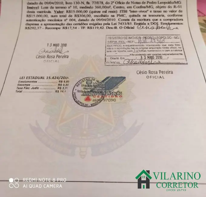 Terreno / Lote à venda, 360m2 em Centro, Confins - MG - imagem 4 Foto 4 de Terreno / Lote à venda, 360m2 em Centro, Confins - MG