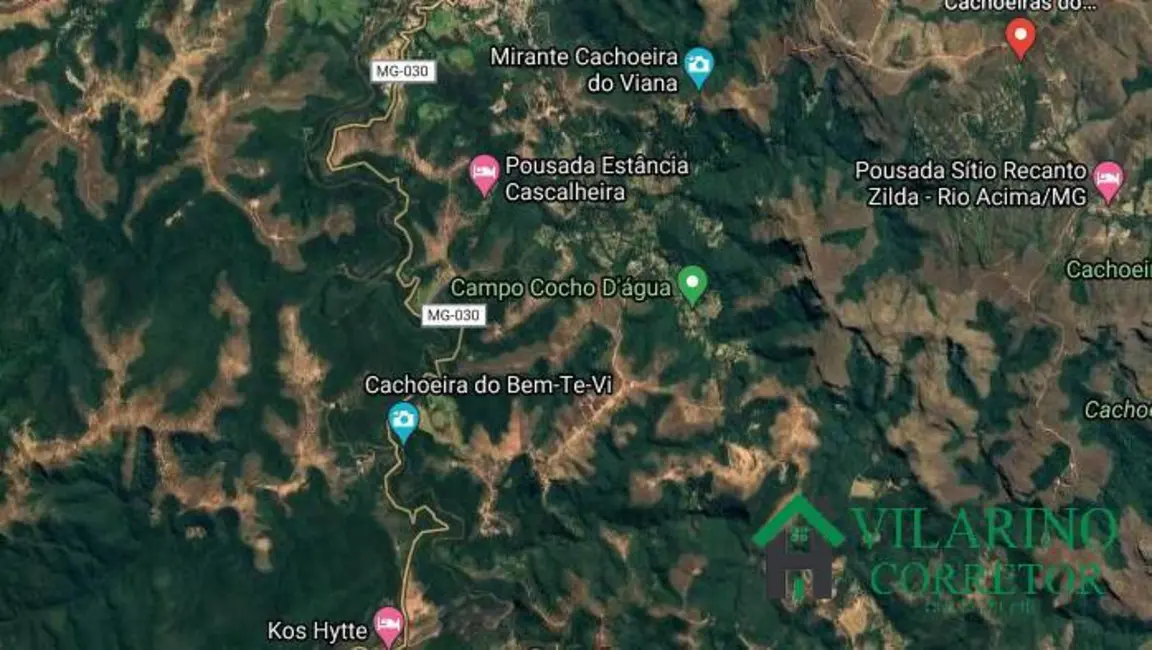 Foto 2 de Sítio / Rancho à venda, 11m2 em Rio Acima - MG