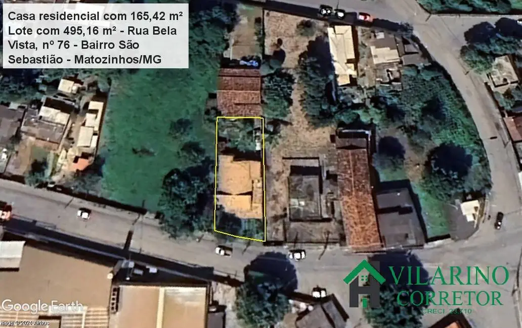 Foto 1 de Casa com 3 quartos à venda, 165m2 em Matozinhos - MG