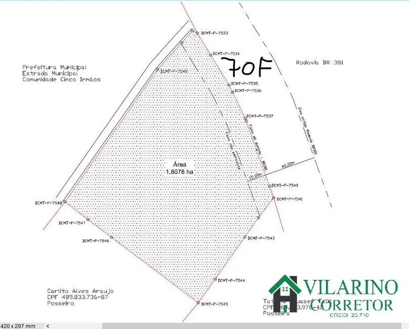 Sala Comercial à venda, 20000m2 em Bom Jesus Do Amparo - MG - imagem 9 Foto 9 de Sala Comercial à venda, 20000m2 em Bom Jesus Do Amparo - MG