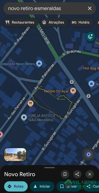 Terreno / Lote à venda, 1440m2 em Esmeraldas - MG - imagem 2 Foto 2 de Terreno / Lote à venda, 1440m2 em Esmeraldas - MG