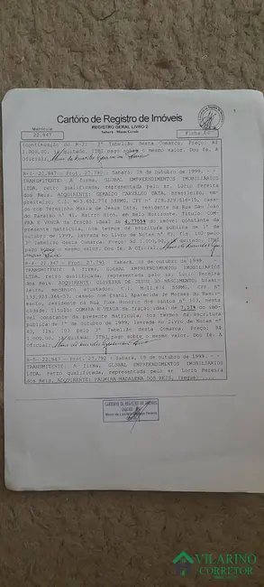 Foto 8 de Terreno / Lote à venda, 10m2 em Sabara - MG