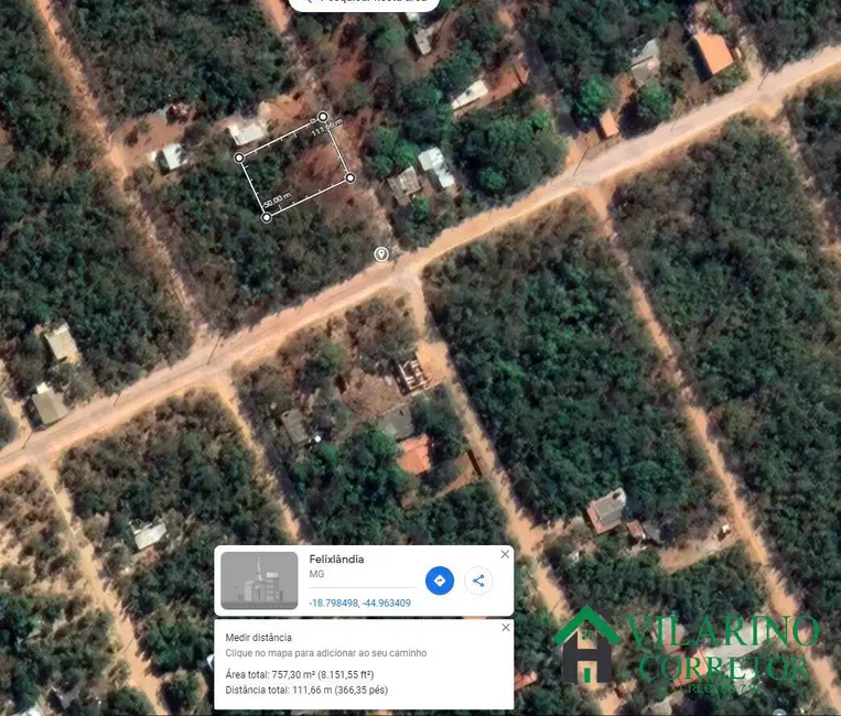 Foto 1 de Terreno / Lote à venda, 720m2 em Felixlandia - MG