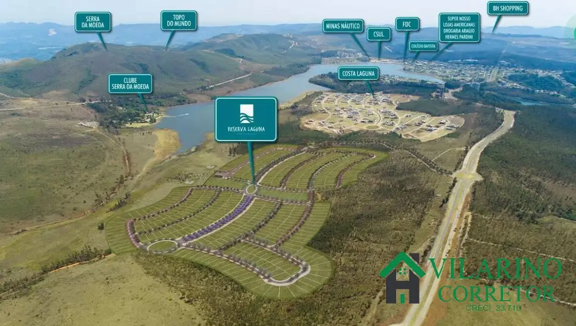 Foto 8 de Terreno / Lote à venda, 617m2 em Alphaville - Lagoa dos Ingleses, Nova Lima - MG