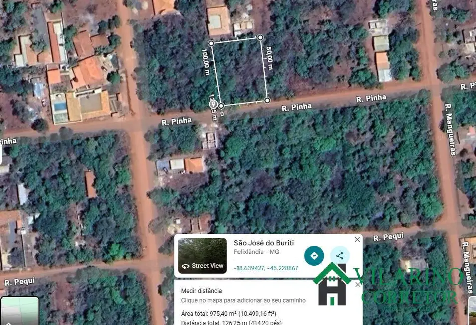 Foto 1 de Terreno / Lote à venda, 442m2 em Felixlandia - MG