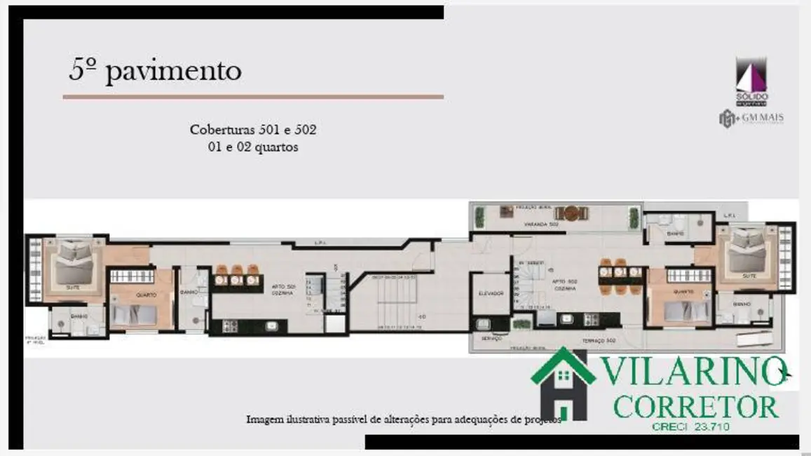 Foto 5 de Apartamento com 2 quartos à venda em Cruzeiro, Belo Horizonte - MG