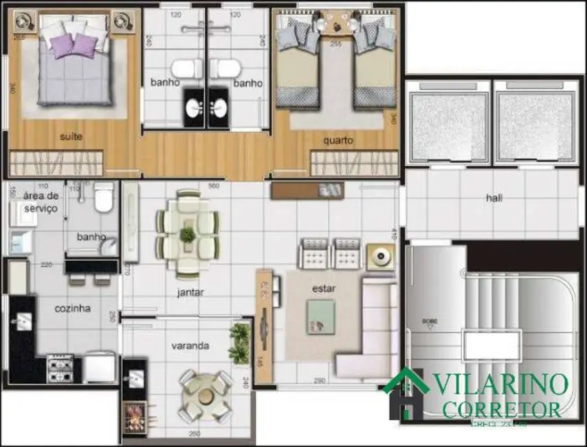 Apartamento com 2 quartos à venda, 67m2 em Serra, Belo Horizonte - MG - imagem 9 Foto 9 de Apartamento com 2 quartos à venda, 67m2 em Serra, Belo Horizonte - MG