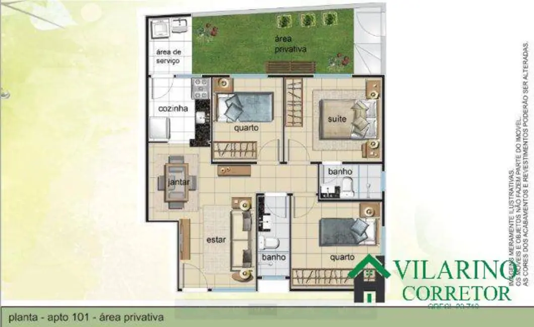 Cobertura com 3 quartos à venda, 120m2 em Vila Cloris, Belo Horizonte - MG - imagem 9 Foto 9 de Cobertura com 3 quartos à venda, 120m2 em Vila Cloris, Belo Horizonte - MG