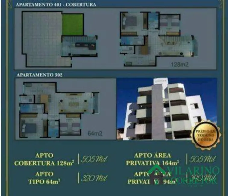 Foto 1 de Cobertura com 2 quartos à venda, 64m2 em Fernão Dias, Belo Horizonte - MG