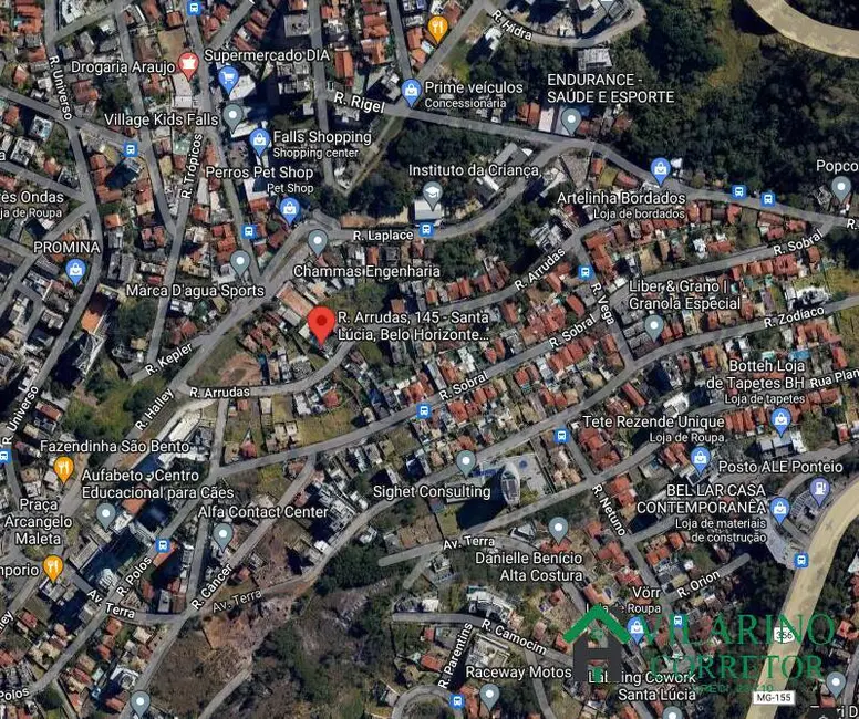 Foto 2 de Terreno / Lote à venda, 425m2 em Santa Lúcia, Belo Horizonte - MG