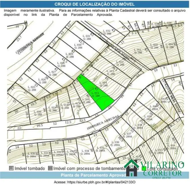 Foto 6 de Terreno / Lote à venda, 425m2 em Santa Lúcia, Belo Horizonte - MG