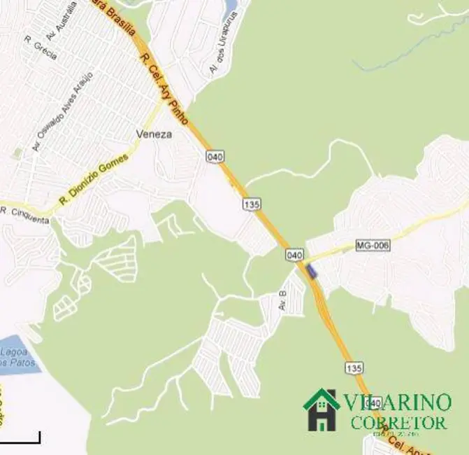 Foto 2 de Terreno / Lote à venda, 4950m2 em Jardim Colonial, Ribeirao Das Neves - MG