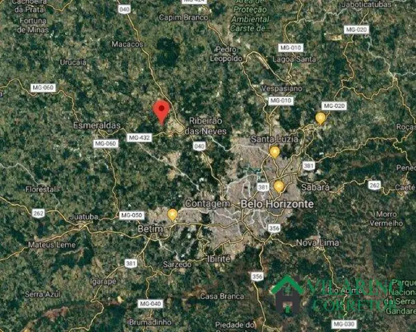 Foto 3 de Terreno / Lote à venda, 610000m2 em Esmeraldas - MG