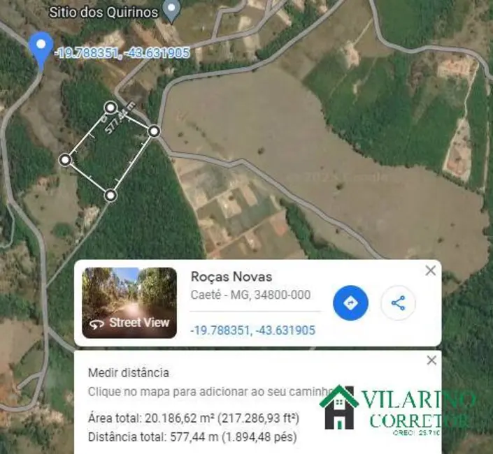 Foto 7 de Sítio / Rancho com 2 quartos à venda, 100m2 em Caete - MG