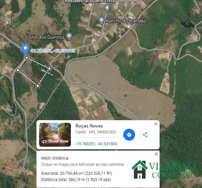 Foto 6 de Sítio / Rancho com 2 quartos à venda, 100m2 em Caete - MG