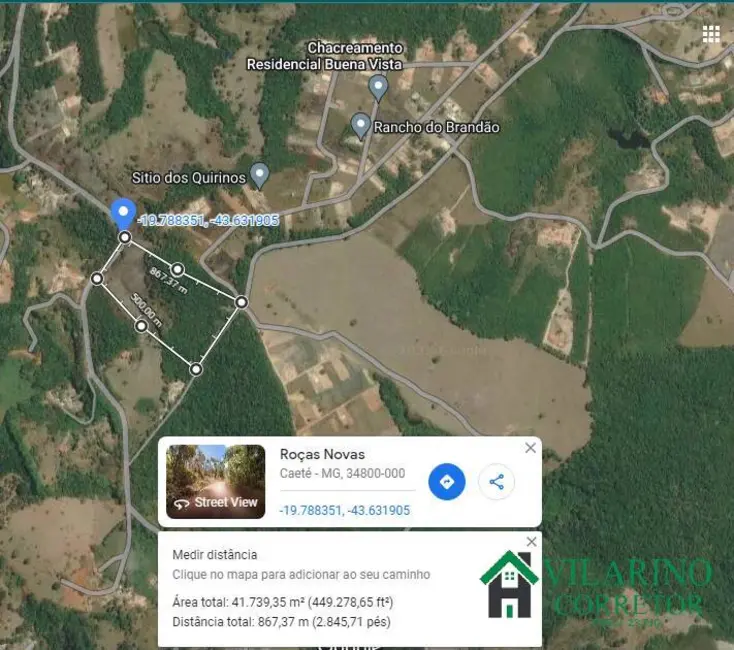 Foto 5 de Sítio / Rancho com 2 quartos à venda, 100m2 em Caete - MG