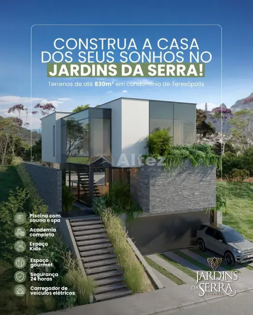 Foto 5 de Terreno / Lote à venda, 450m2 em Ermitage, Teresopolis - RJ