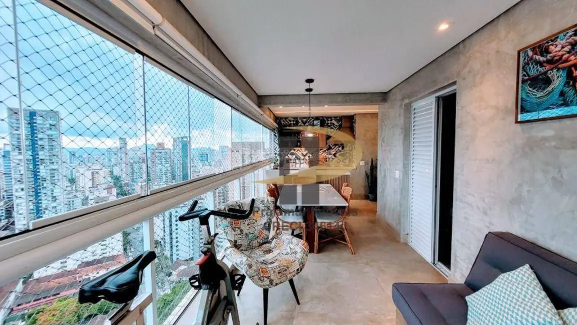 Foto 1 de Apartamento com 3 quartos à venda, 134m2 em Gonzaga, Santos - SP