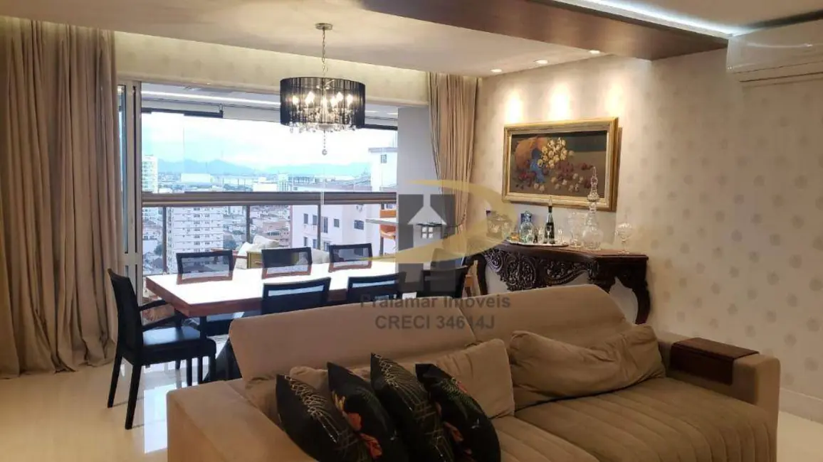 Foto 1 de Apartamento com 3 quartos à venda, 171m2 em Embaré, Santos - SP