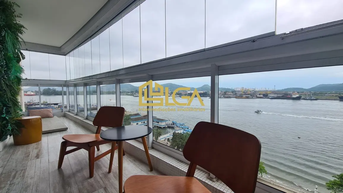 Foto 9 de Apartamento com 4 quartos à venda, 189m2 em Ponta da Praia, Santos - SP