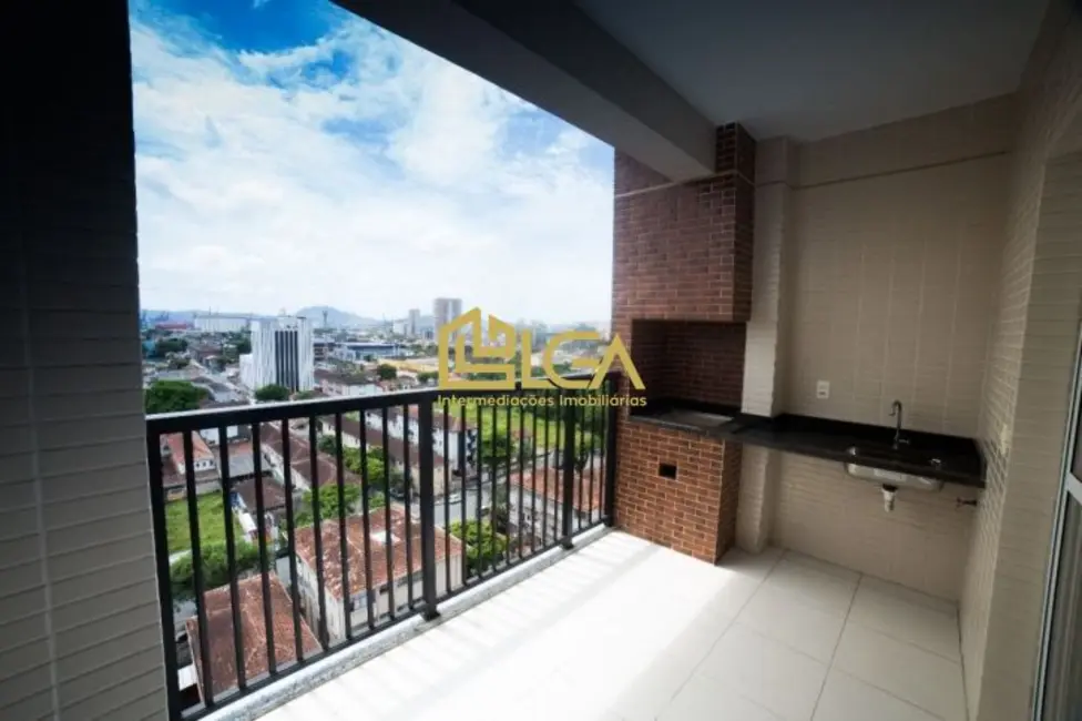 Foto 1 de Apartamento com 3 quartos à venda, 132m2 em Encruzilhada, Santos - SP