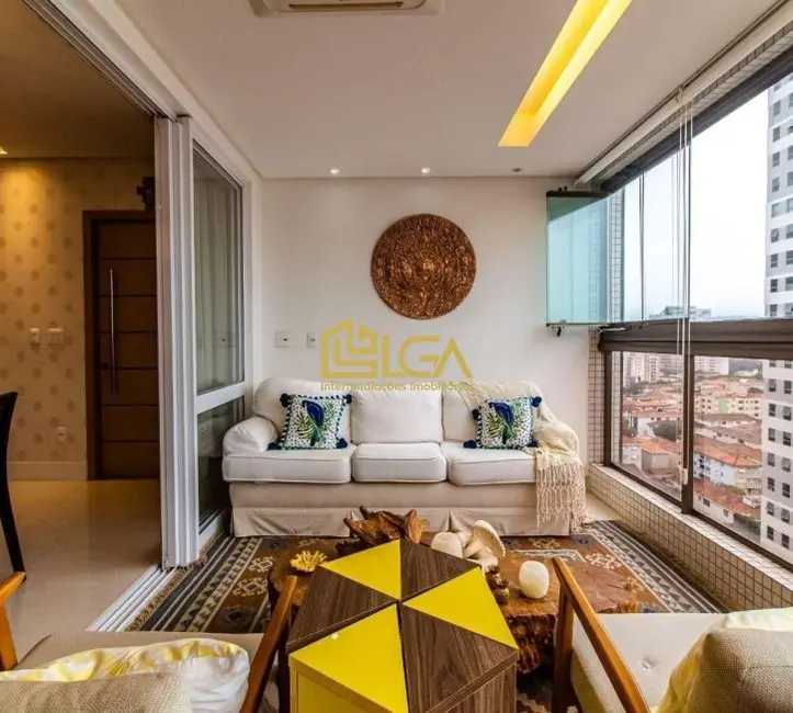 Foto 3 de Apartamento com 3 quartos à venda, 171m2 em Embaré, Santos - SP