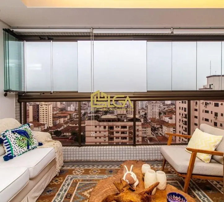 Foto 4 de Apartamento com 3 quartos à venda, 171m2 em Embaré, Santos - SP