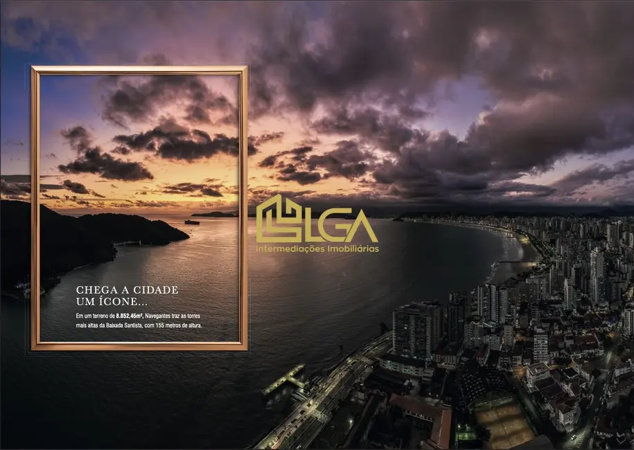 Foto 2 de Apartamento com 4 quartos à venda, 290m2 em Ponta da Praia, Santos - SP