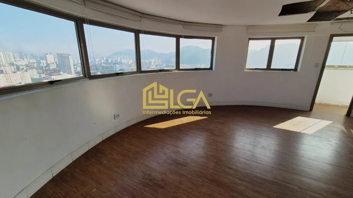 Foto 1 de Sala Comercial com 2 quartos para alugar, 95m2 em Marapé, Santos - SP