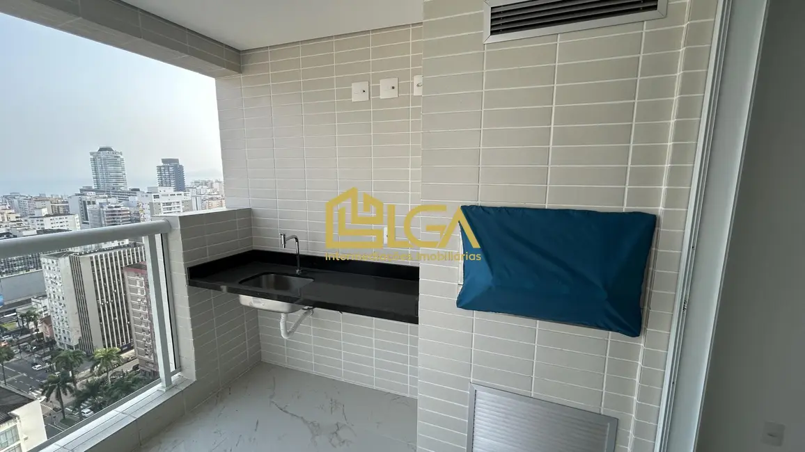 Foto 3 de Apartamento com 2 quartos à venda, 87m2 em Gonzaga, Santos - SP