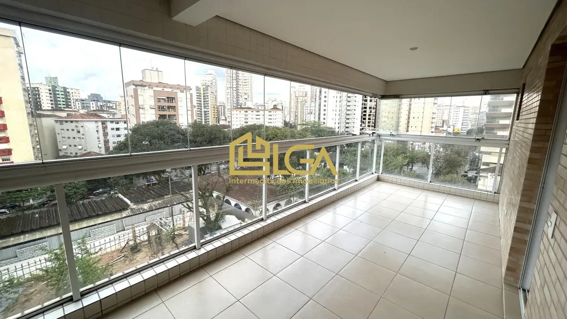 Foto 1 de Apartamento com 3 quartos à venda, 134m2 em Gonzaga, Santos - SP