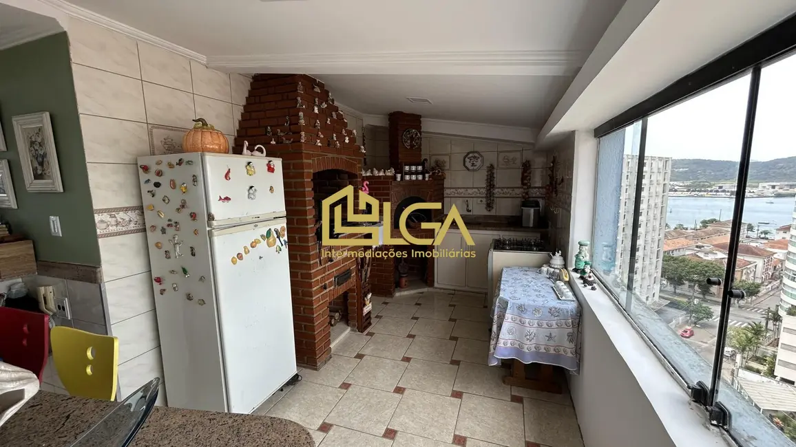 Foto 8 de Cobertura com 3 quartos à venda, 393m2 em Ponta da Praia, Santos - SP