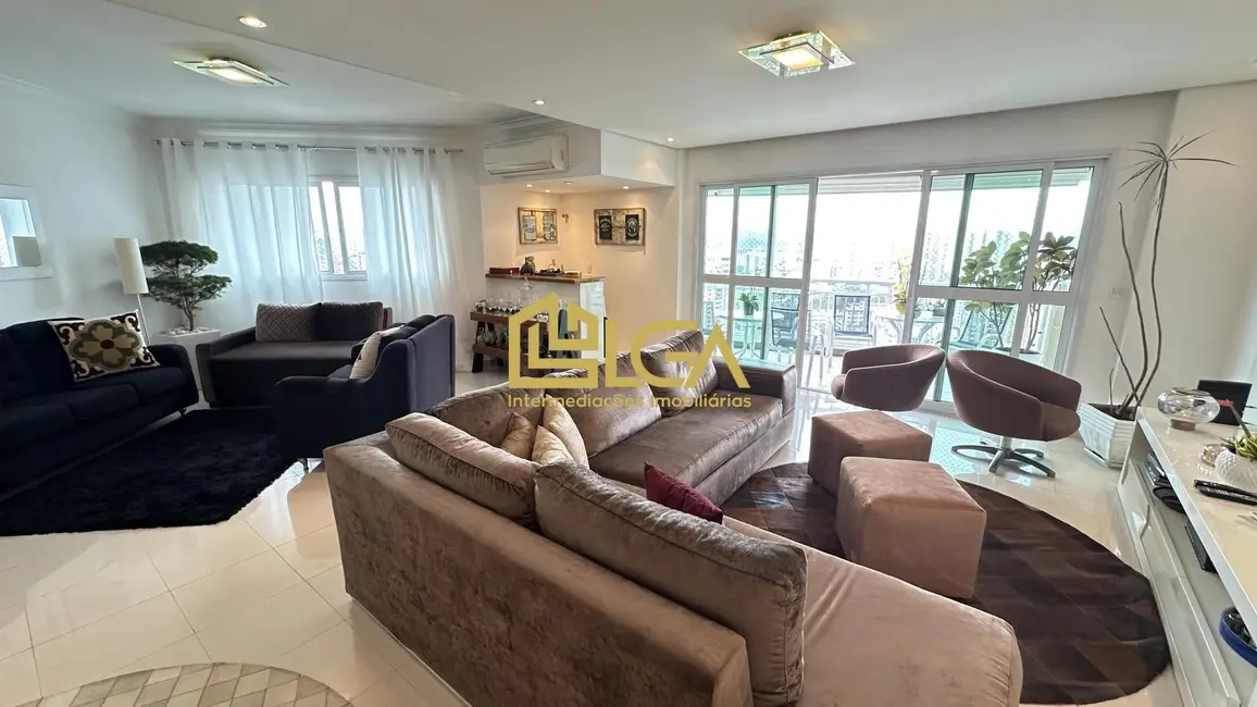 Foto 5 de Apartamento com 3 quartos à venda, 199m2 em Ponta da Praia, Santos - SP