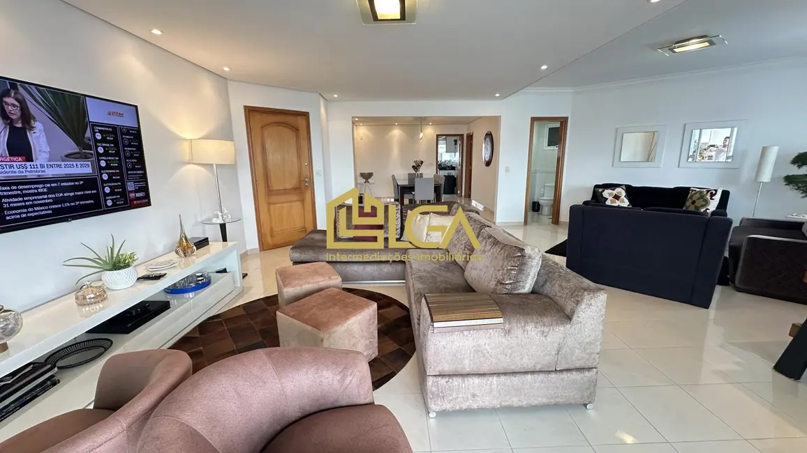 Foto 4 de Apartamento com 3 quartos à venda, 199m2 em Ponta da Praia, Santos - SP